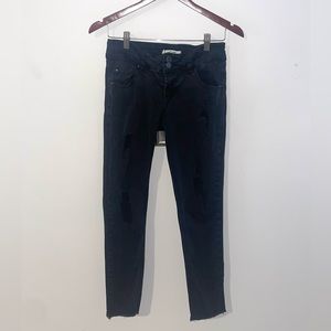 REFUGE Black Distressed Jeans